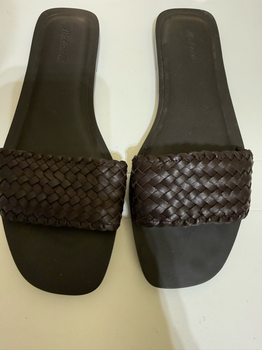 Made well The Cora Woven Slide Sandals 8-1/2